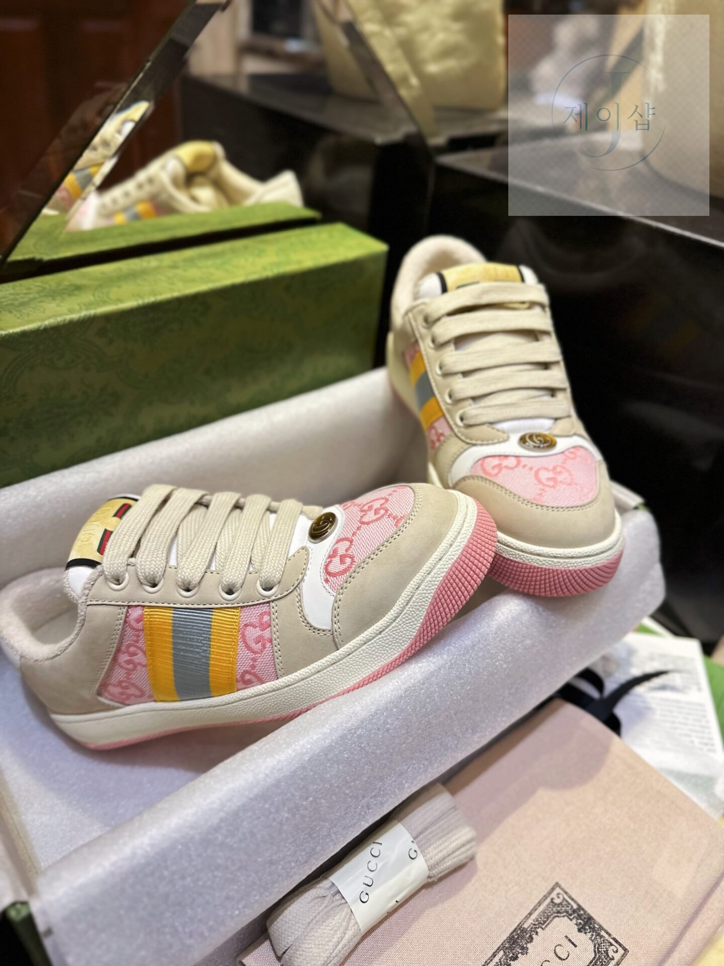 구찌 GG 모티브 스크리너 스니커즈 “35SIZE – 40SIZE” - 상세 이미지