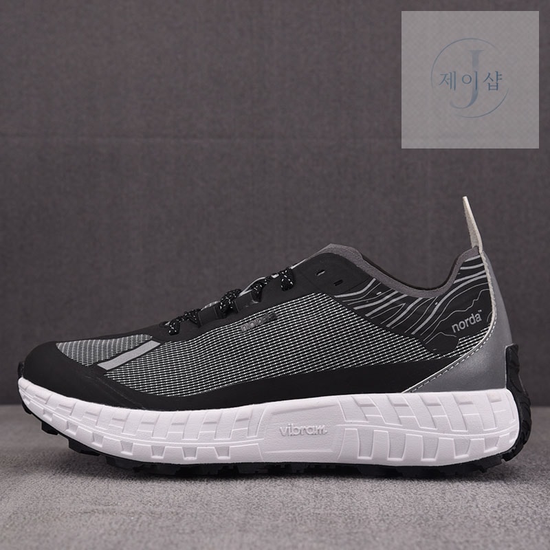 노다 001 스니커즈 블랙/그레이 Anti Slip Wear Resistant