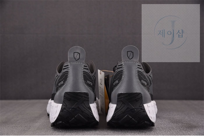 노다 001 스니커즈 블랙/그레이 Anti Slip Wear Resistant - 상세 이미지