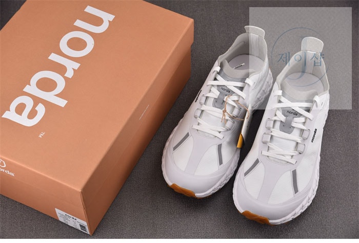 노다 001 스니커즈 화이트 Anti Slip Wear Resistant - 상세 이미지