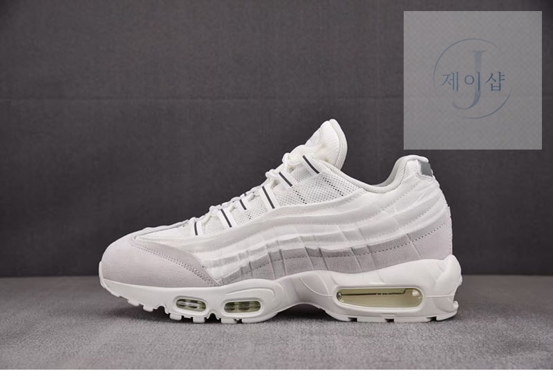 나이키 x 꼼데가르송 에어맥스 95 화이트 CU8406-100 - 상세 이미지