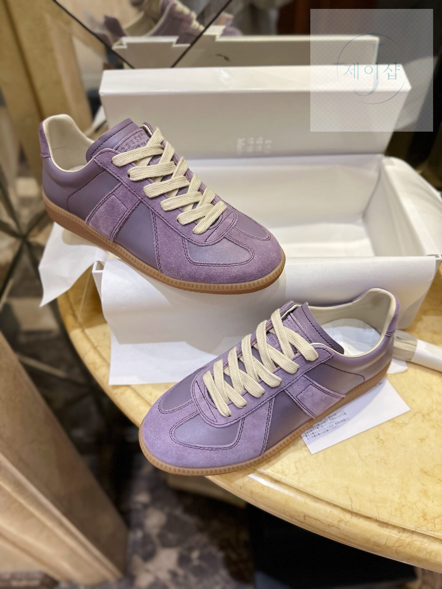 마르지엘라 레플리카 로우탑 라일락 스니커즈 “35SIZE – 40SIZE” - 상세 이미지