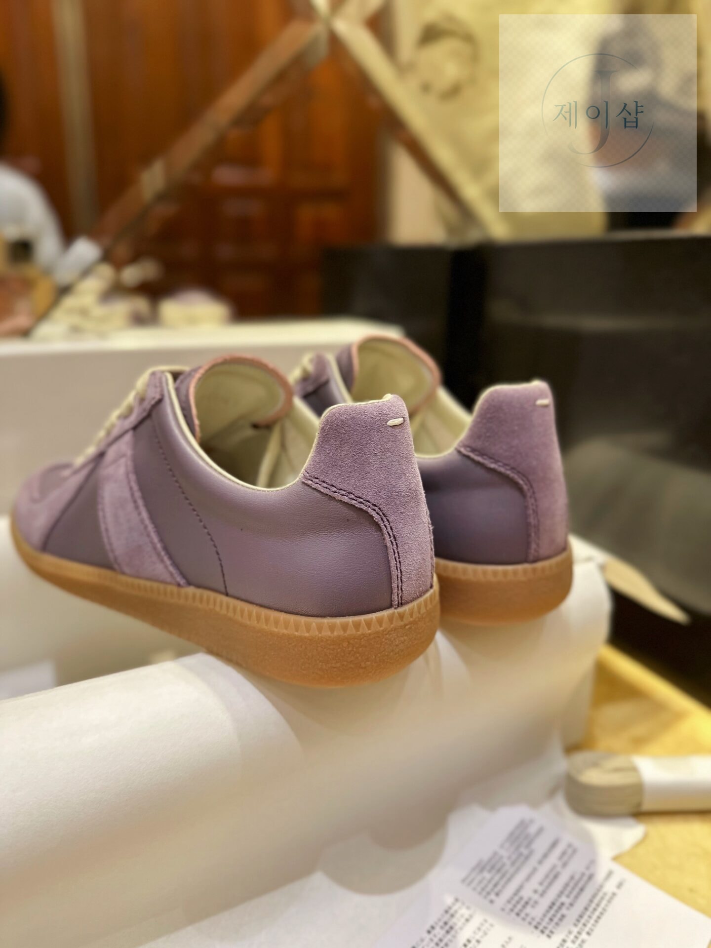 마르지엘라 레플리카 로우탑 라일락 스니커즈 “35SIZE – 40SIZE” - 상세 이미지