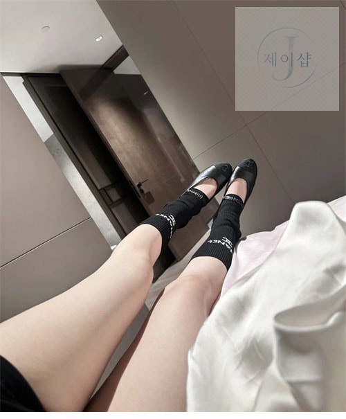 샤넬 cc로고 메리제인 슈즈 그레워머 세트（터보） - 상세 이미지