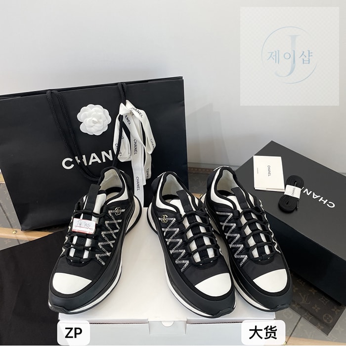 샤넬 믹스드파이버 스니커즈 - 상세 이미지