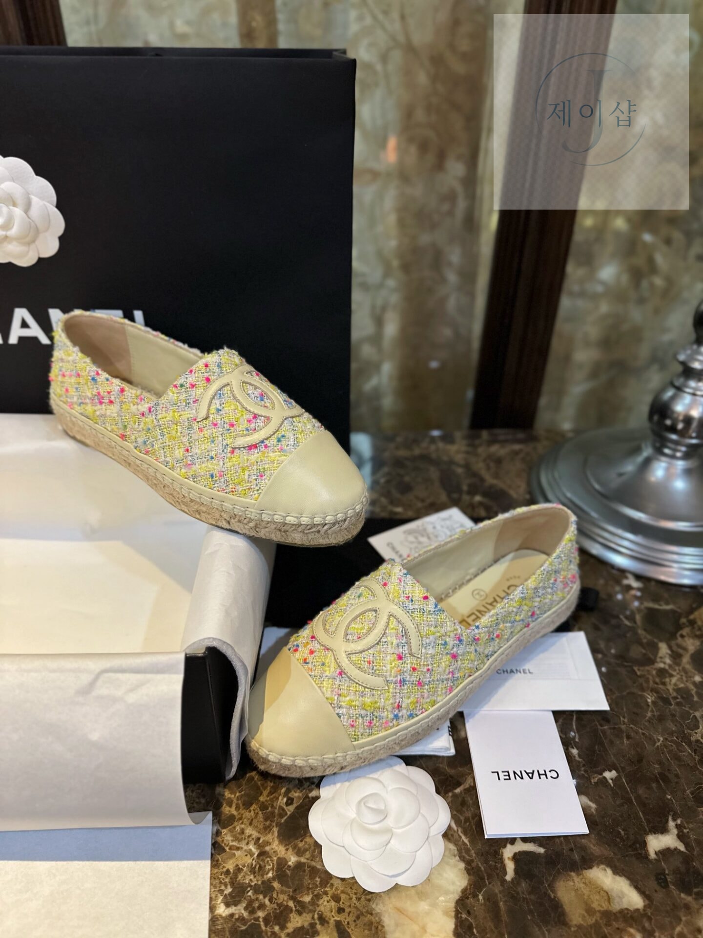 샤넬 트위드 멀티컬러 에스파듀 “35SIZE – 41SIZE” - 상세 이미지