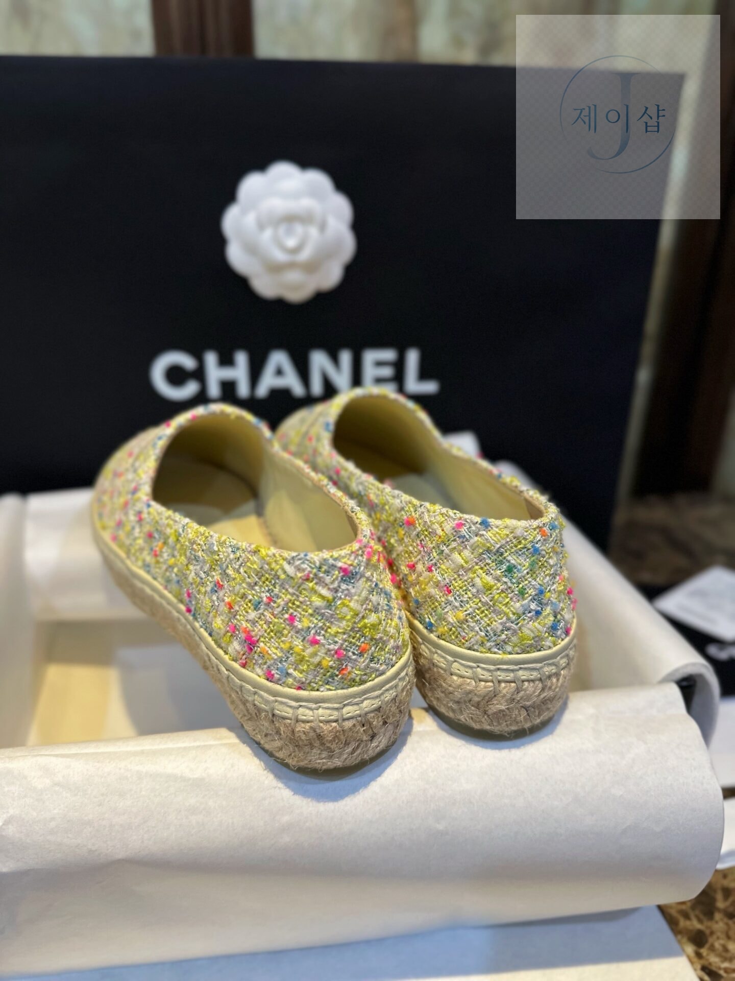 샤넬 트위드 멀티컬러 에스파듀 “35SIZE – 41SIZE” - 상세 이미지