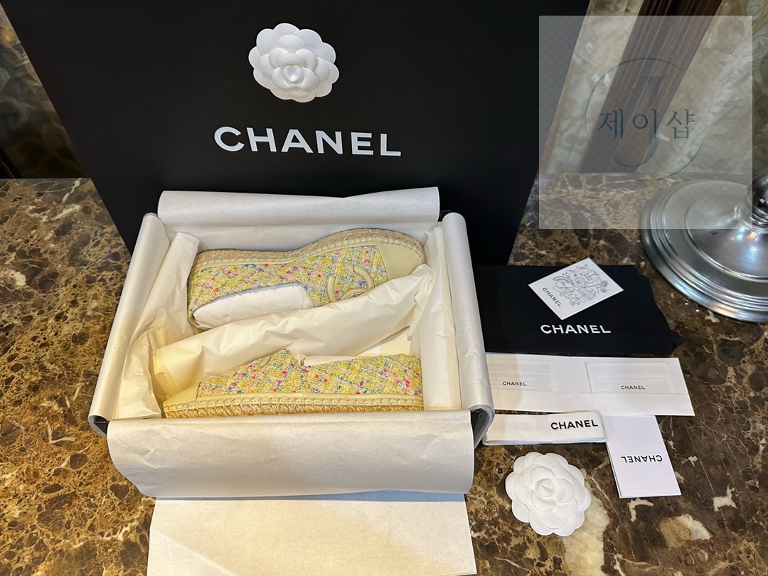 샤넬 트위드 멀티컬러 에스파듀 “35SIZE – 41SIZE” - 상세 이미지