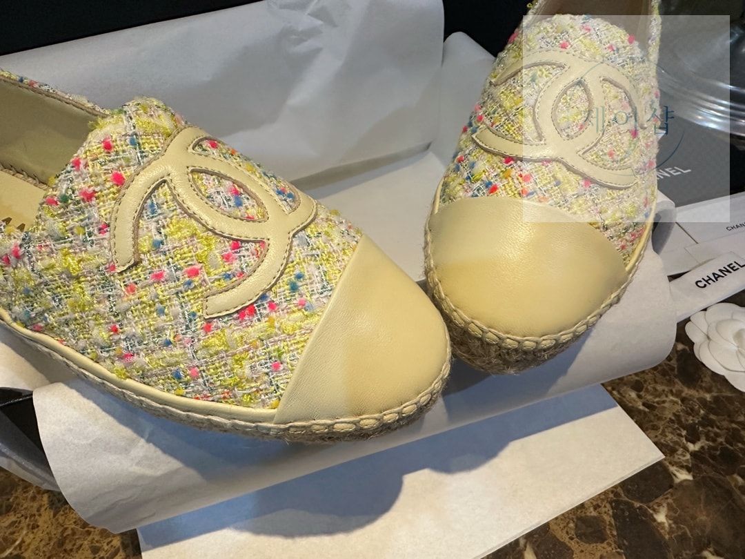 샤넬 트위드 멀티컬러 에스파듀 “35SIZE – 41SIZE” - 상세 이미지