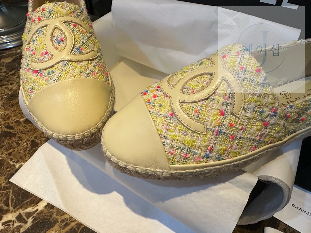 샤넬 트위드 멀티컬러 에스파듀 “35SIZE – 41SIZE” - 상세 이미지