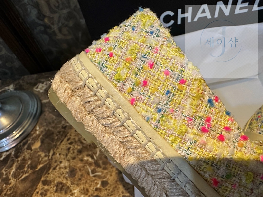 샤넬 트위드 멀티컬러 에스파듀 “35SIZE – 41SIZE” - 상세 이미지