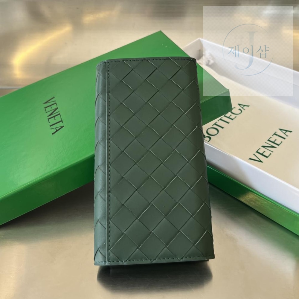 Bottega Veneta Intrecciato Vertical Wallet - 상세 이미지