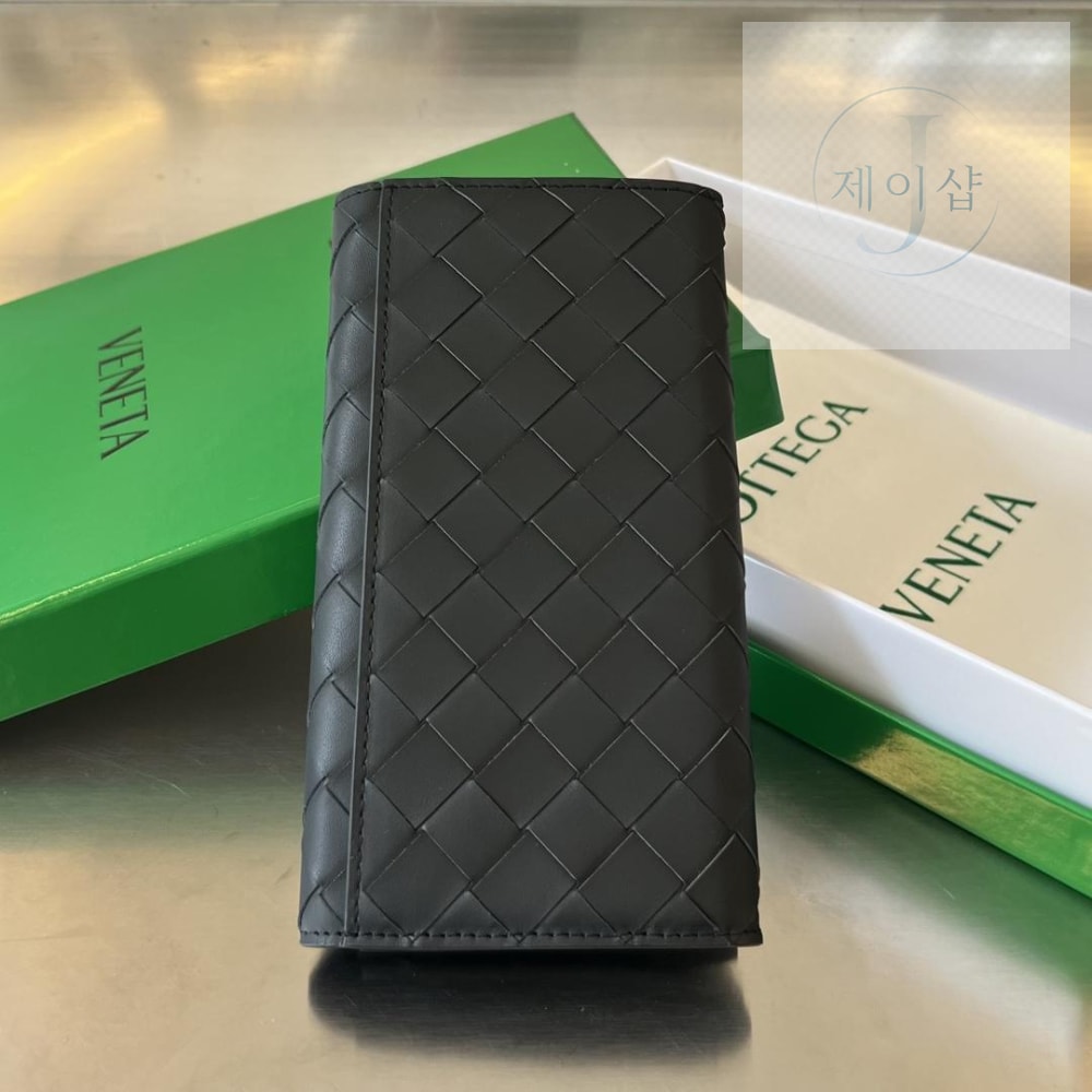 Bottega Veneta Intrecciato Vertical Wallet - 상세 이미지