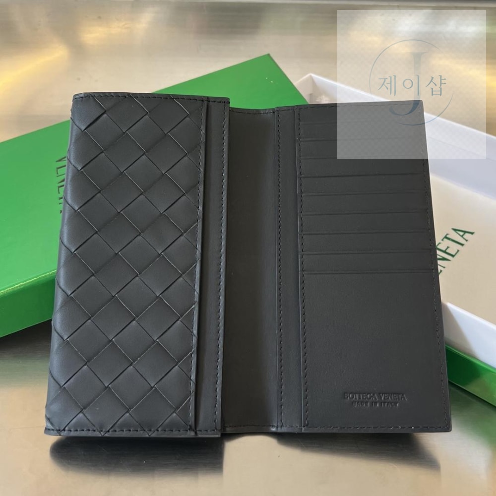 Bottega Veneta Intrecciato Vertical Wallet - 상세 이미지