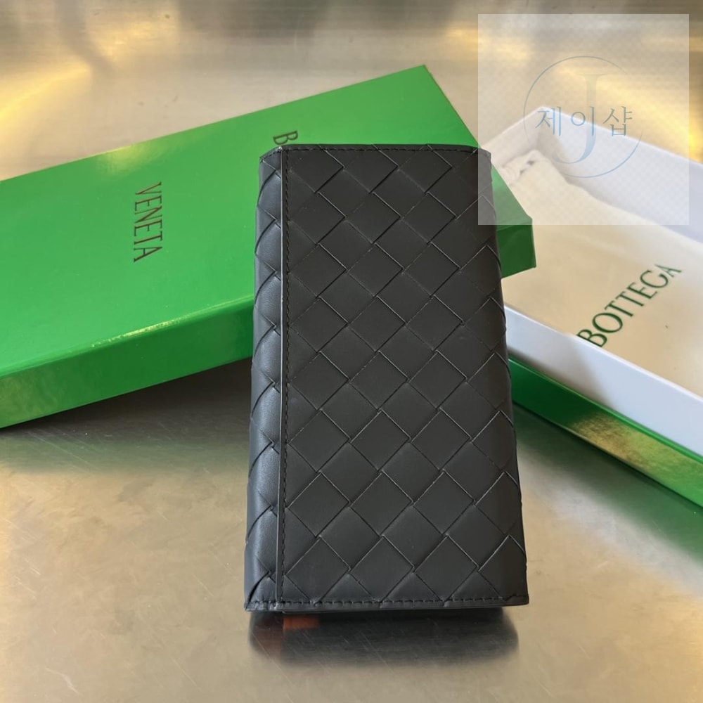 Bottega Veneta Intrecciato Vertical Wallet - 상세 이미지
