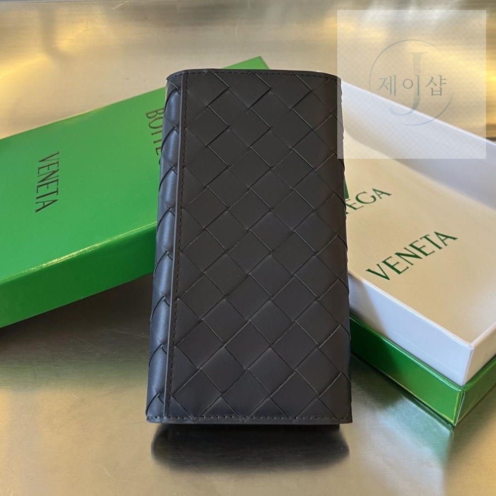 Bottega Veneta Intrecciato Vertical Wallet - 상세 이미지