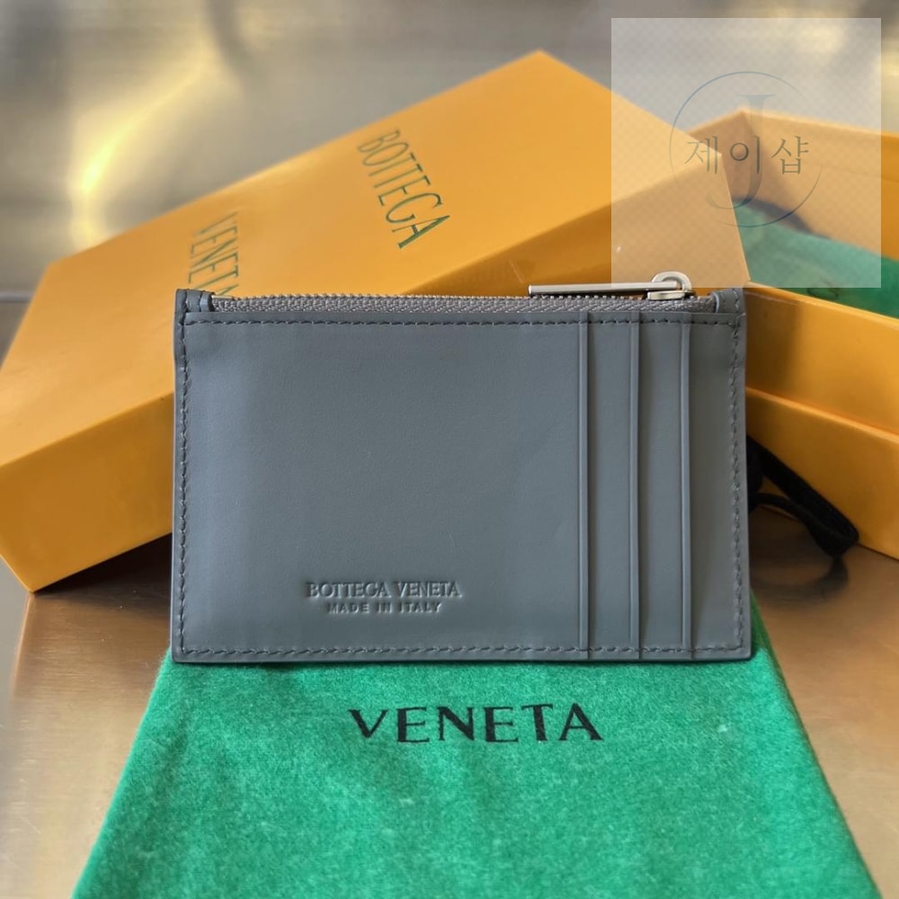 Bottega Veneta Zipped Card Case - 상세 이미지