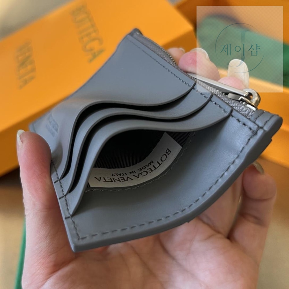 Bottega Veneta Zipped Card Case - 상세 이미지