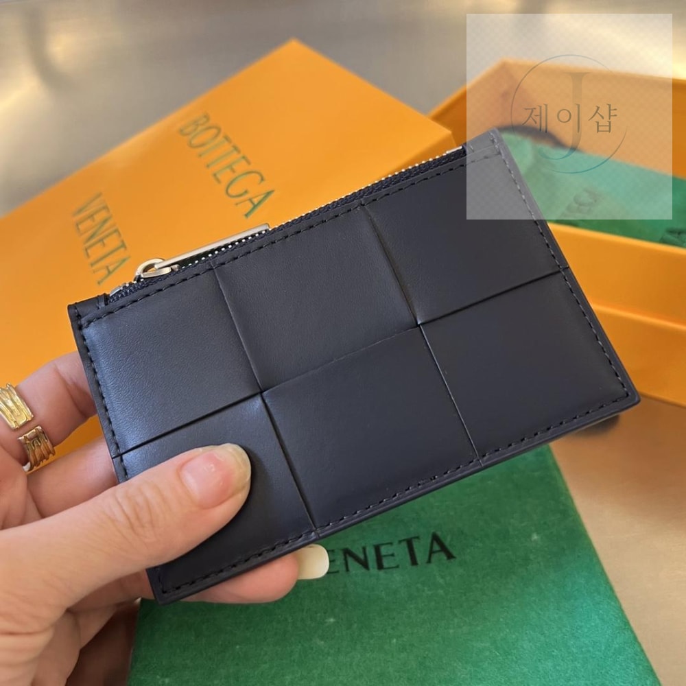 Bottega Veneta Zipped Card Case - 상세 이미지
