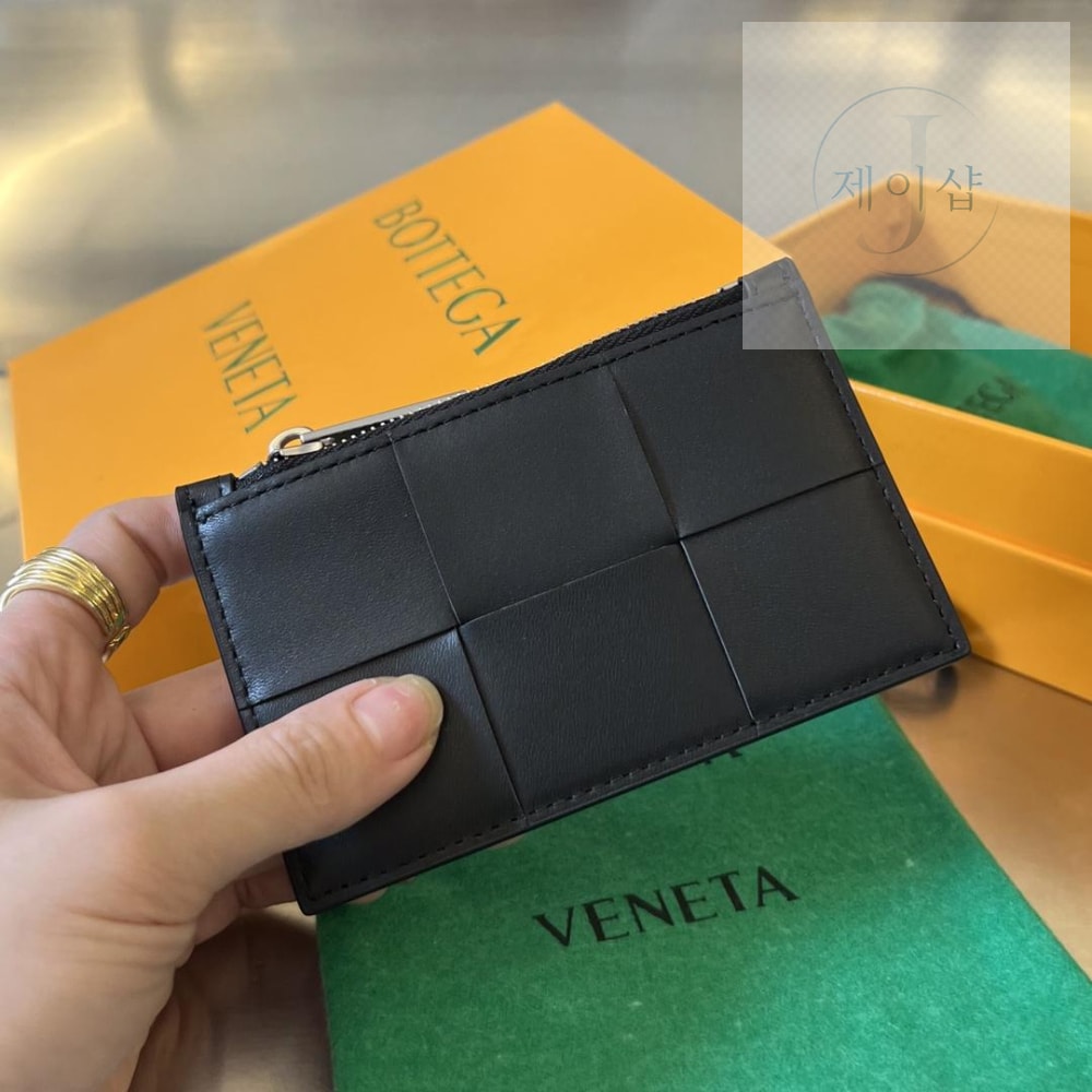 Bottega Veneta Zipped Card Case - 상세 이미지