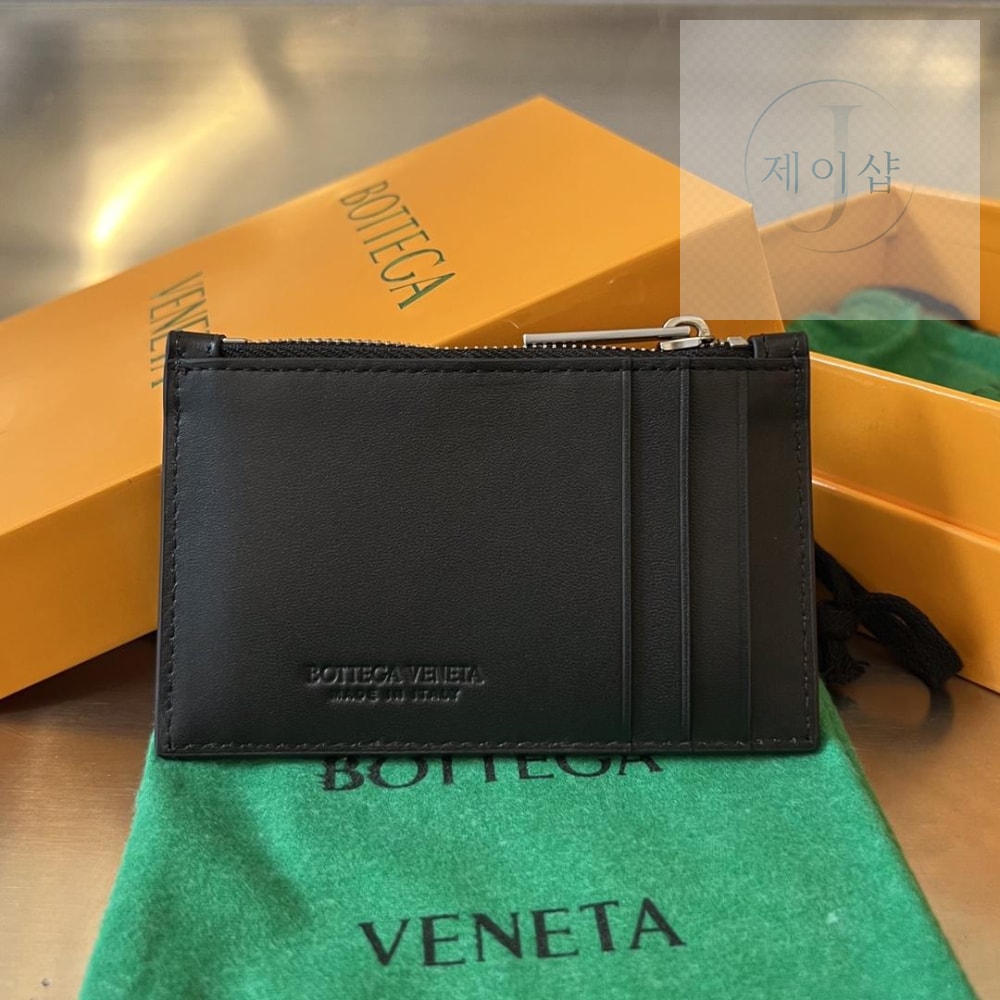 Bottega Veneta Zipped Card Case - 상세 이미지