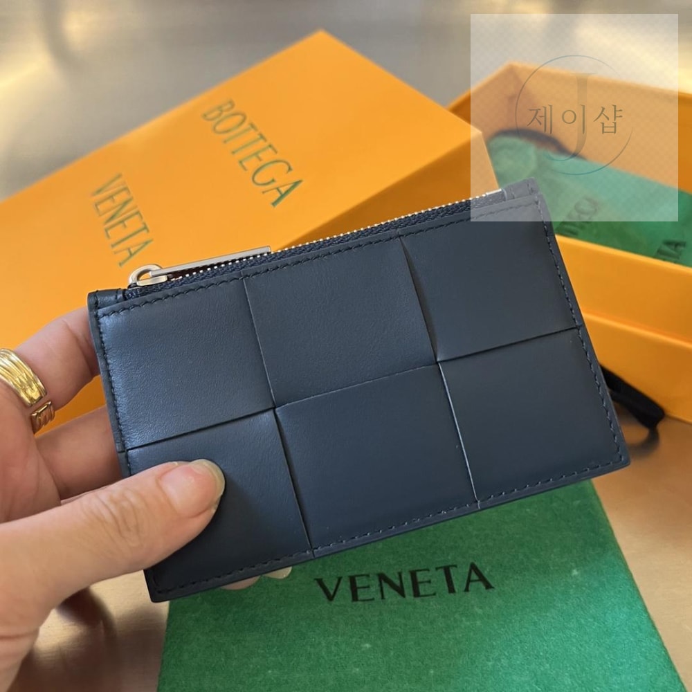 Bottega Veneta Zipped Card Case - 상세 이미지