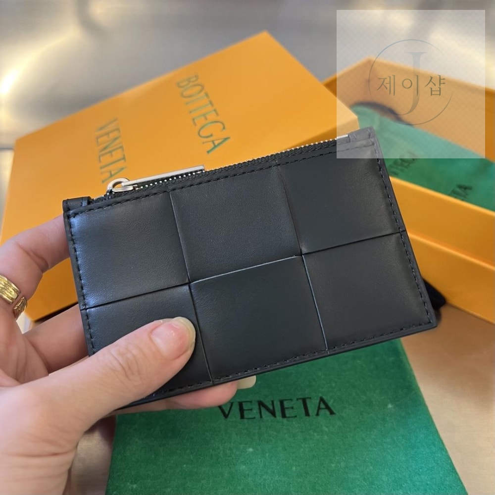 Bottega Veneta Zipped Card Case - 상세 이미지