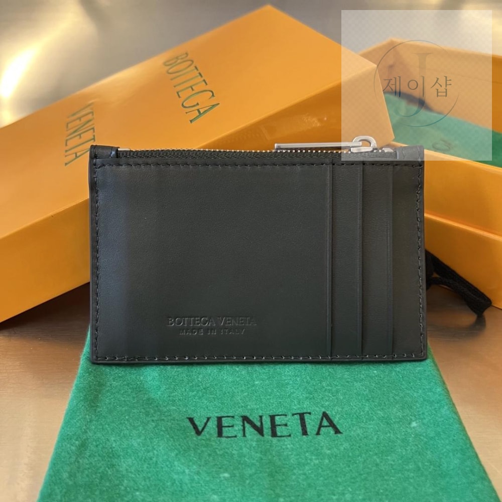 Bottega Veneta Zipped Card Case - 상세 이미지