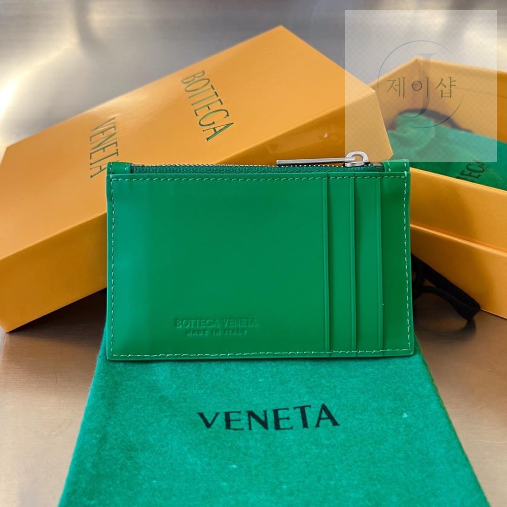 Bottega Veneta Zipped Card Case - 상세 이미지