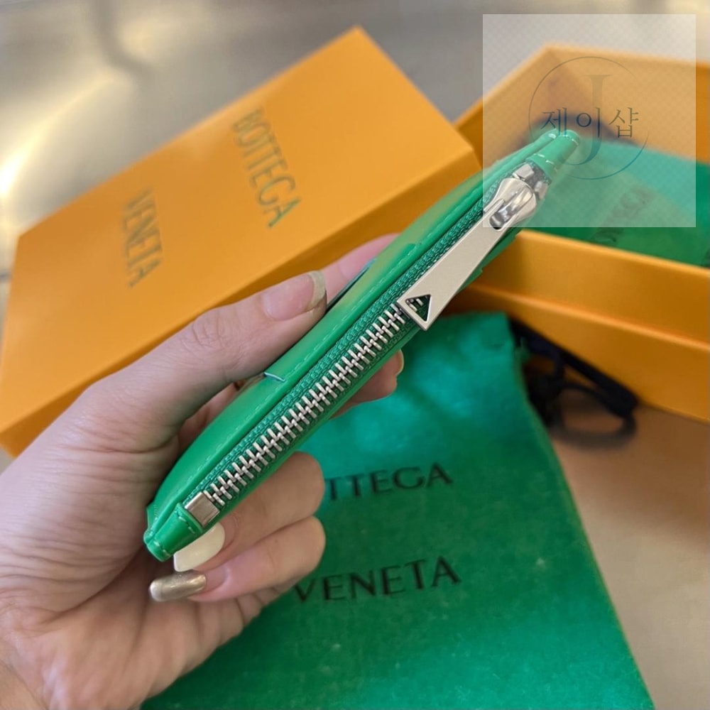 Bottega Veneta Zipped Card Case - 상세 이미지