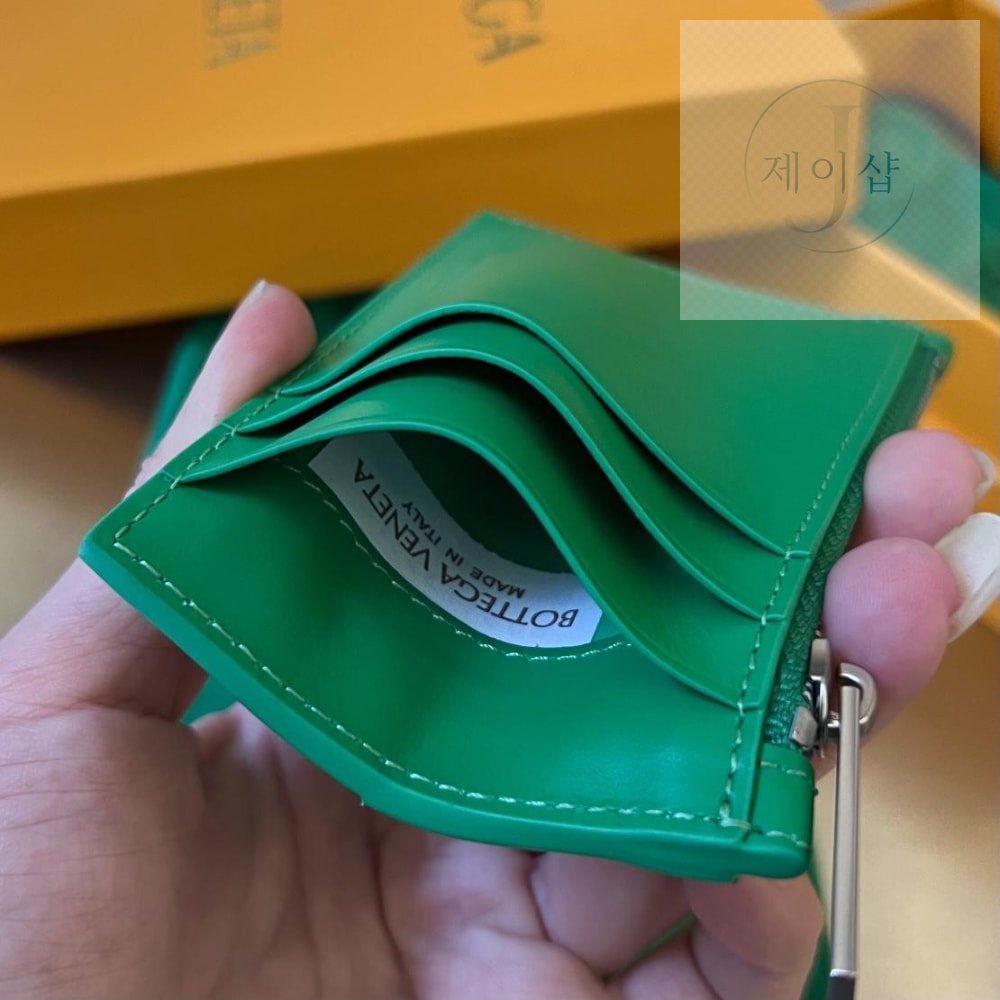 Bottega Veneta Zipped Card Case - 상세 이미지