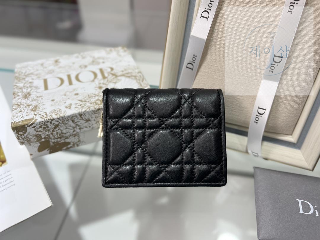 Dior Mini Lady Wallet Cannage