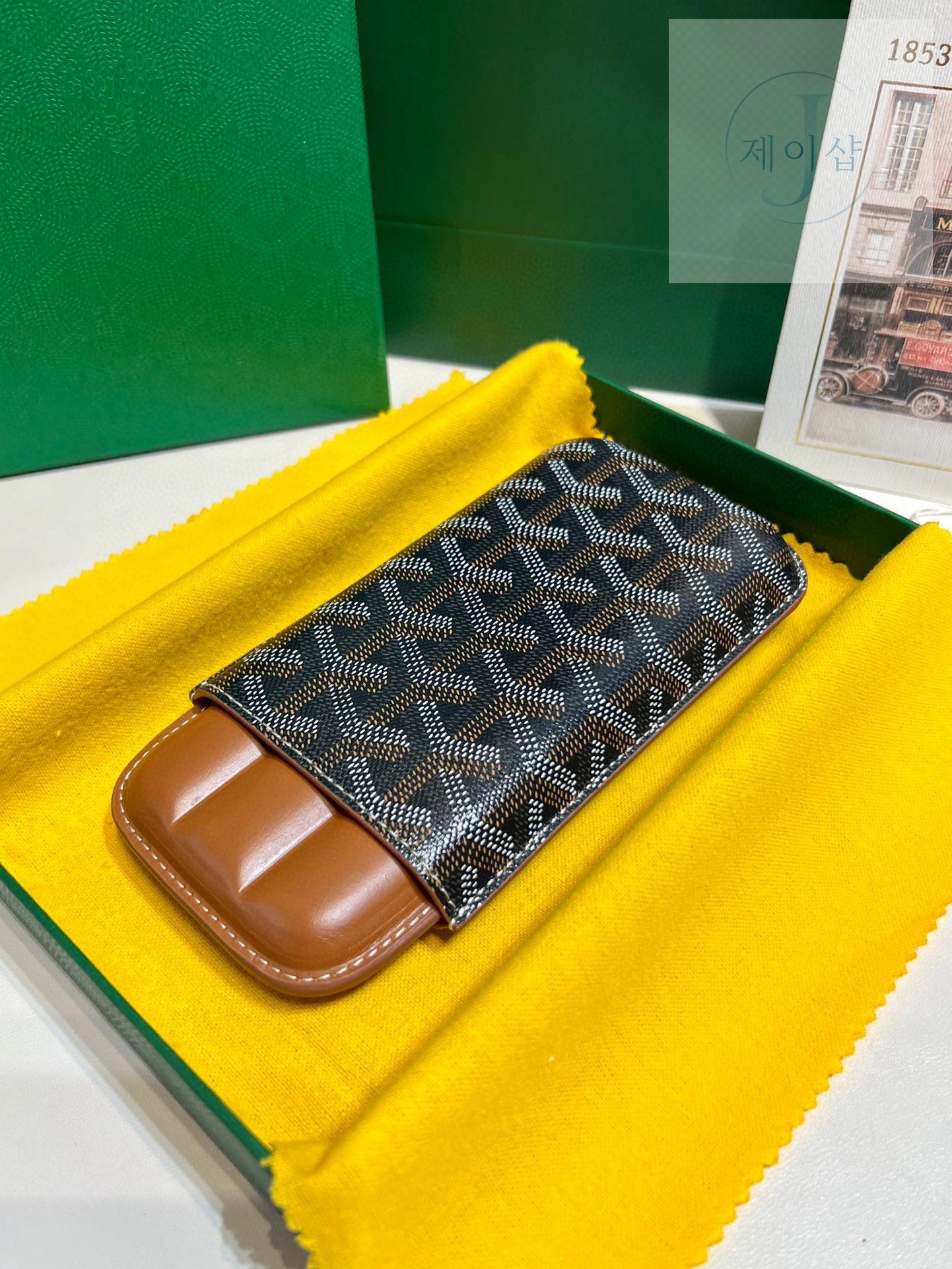 Goyard Churchill 3 Cigar Case - 상세 이미지