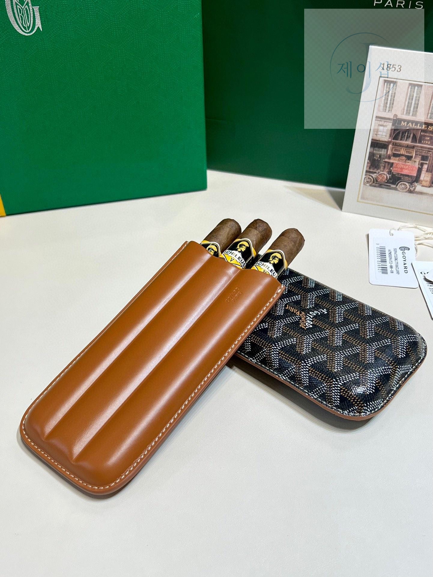 Goyard Churchill 3 Cigar Case - 상세 이미지