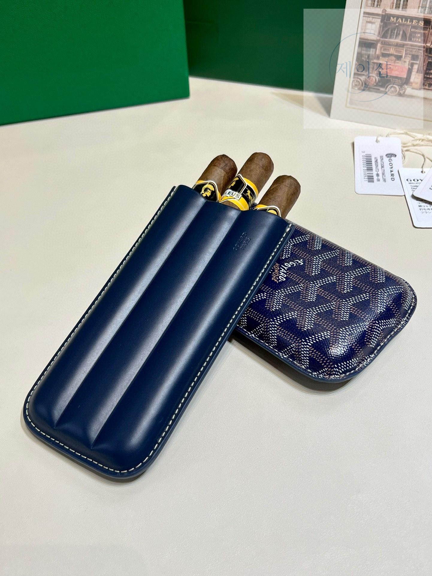 Goyard Churchill 3 Cigar Case - 상세 이미지