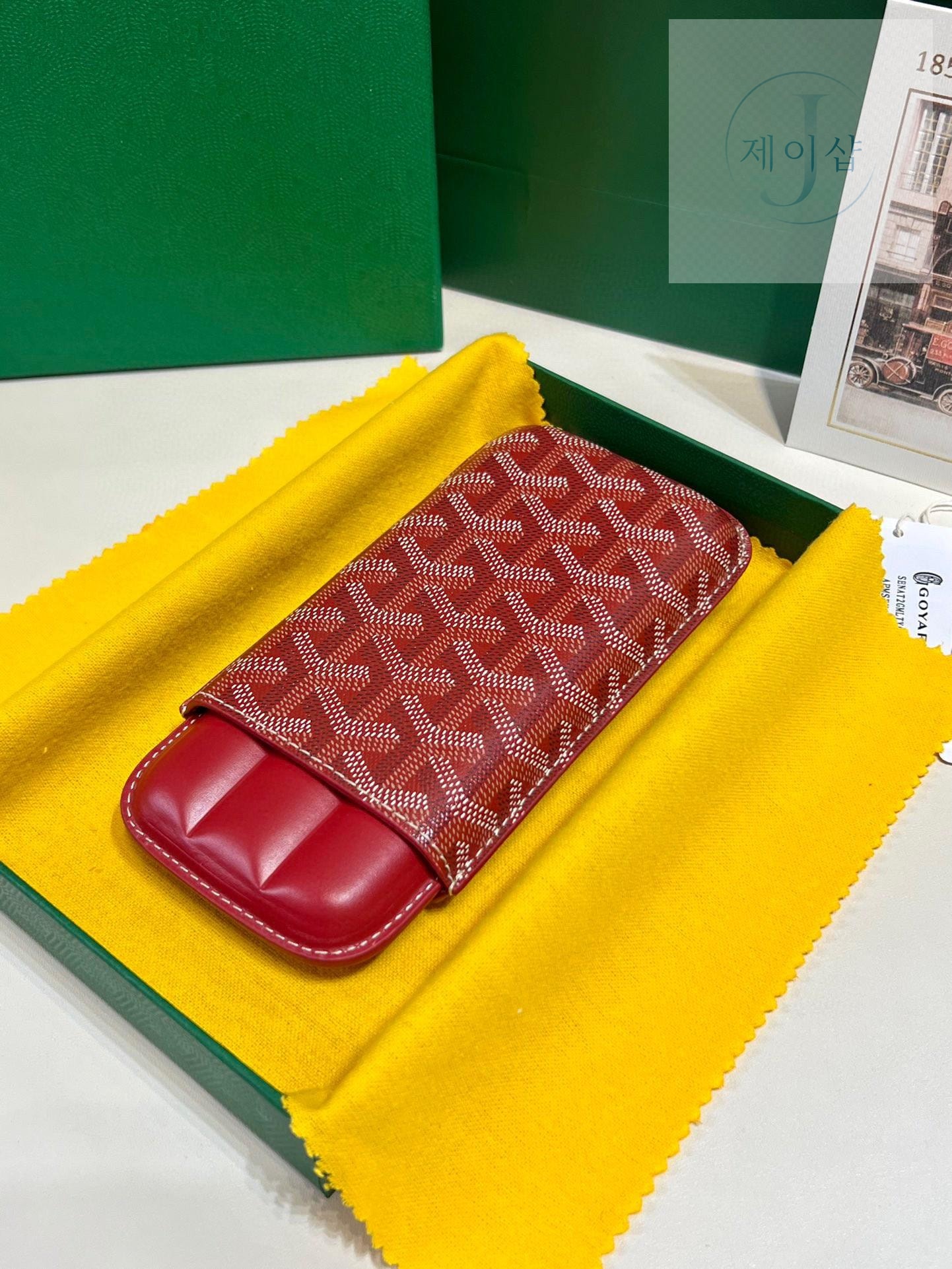 Goyard Churchill 3 Cigar Case - 상세 이미지
