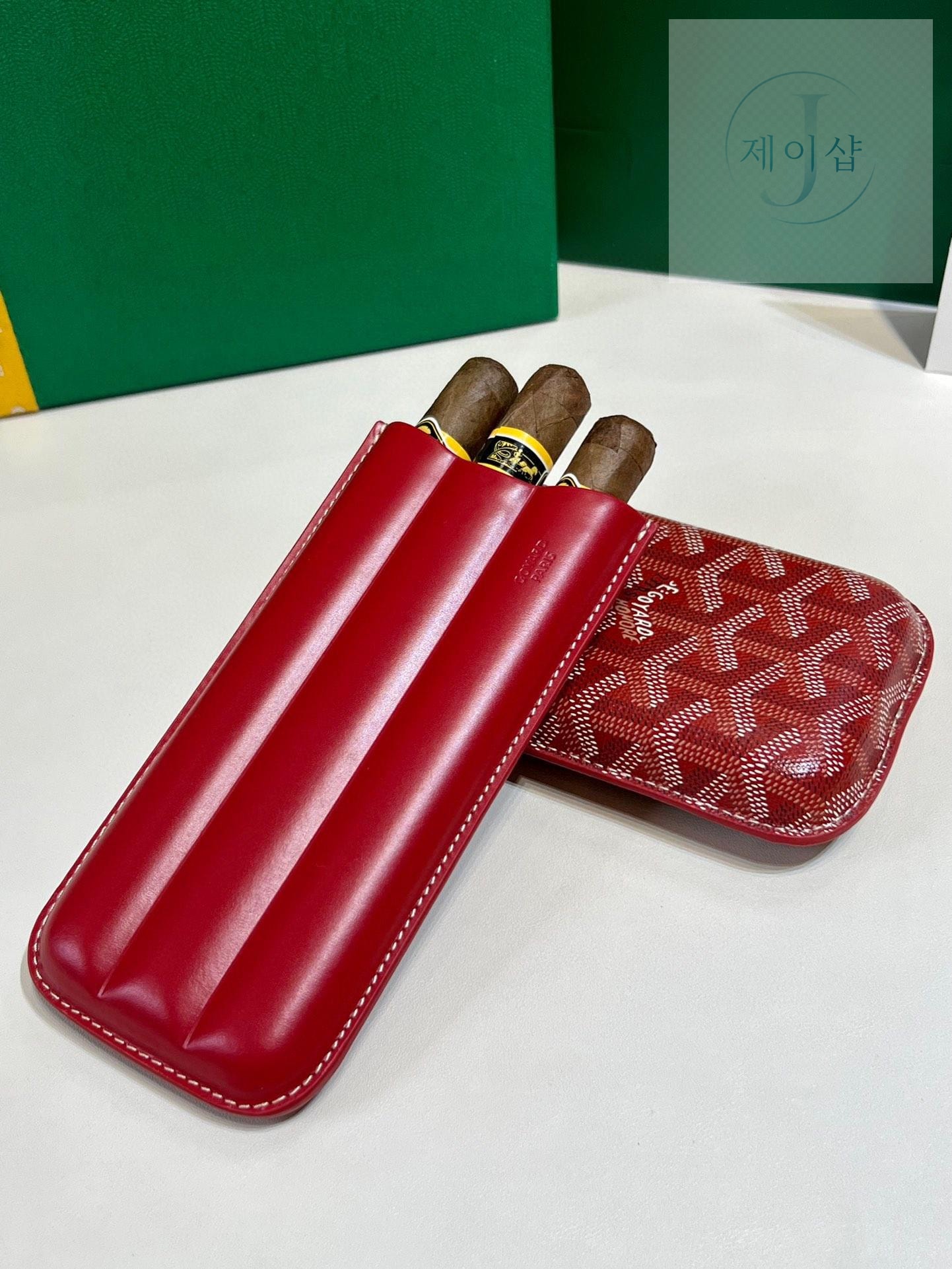 Goyard Churchill 3 Cigar Case - 상세 이미지