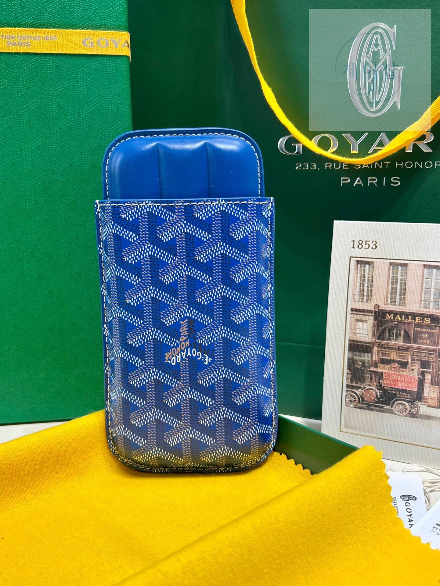 Goyard Churchill 3 Cigar Case - 상세 이미지
