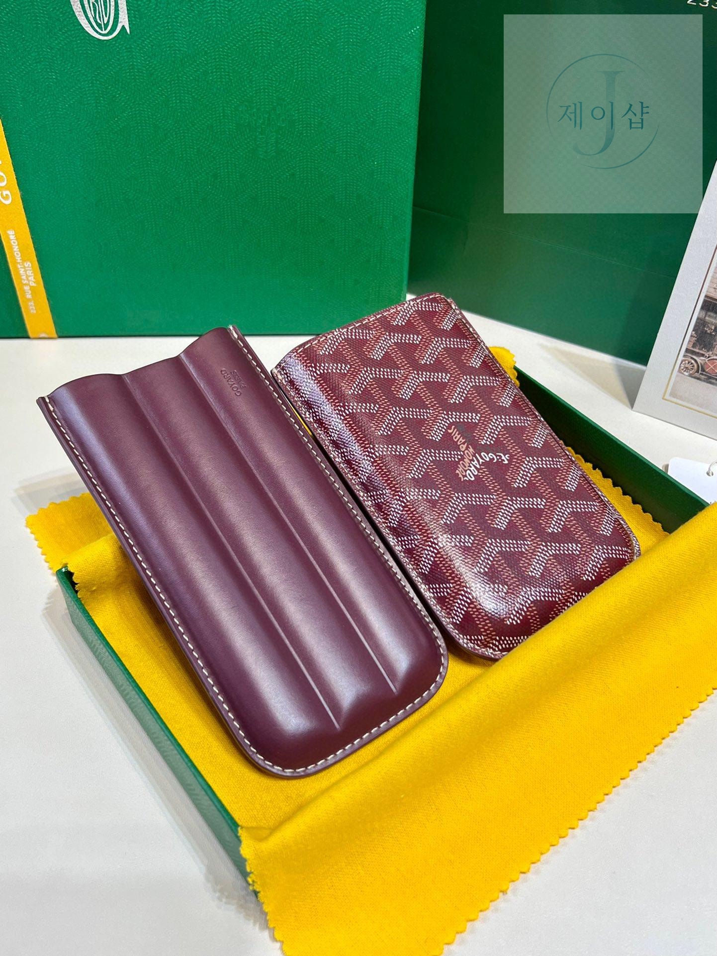 Goyard Churchill 3 Cigar Case - 상세 이미지