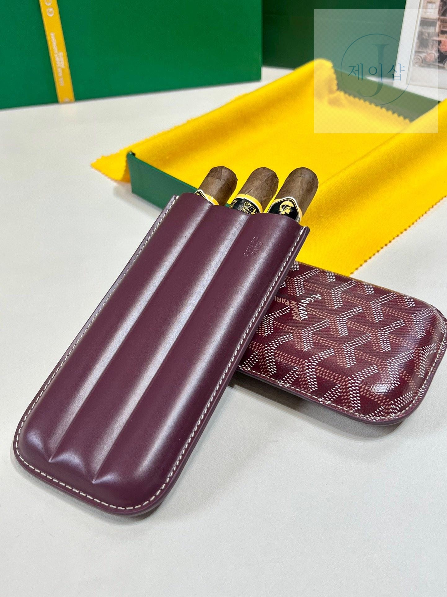 Goyard Churchill 3 Cigar Case - 상세 이미지