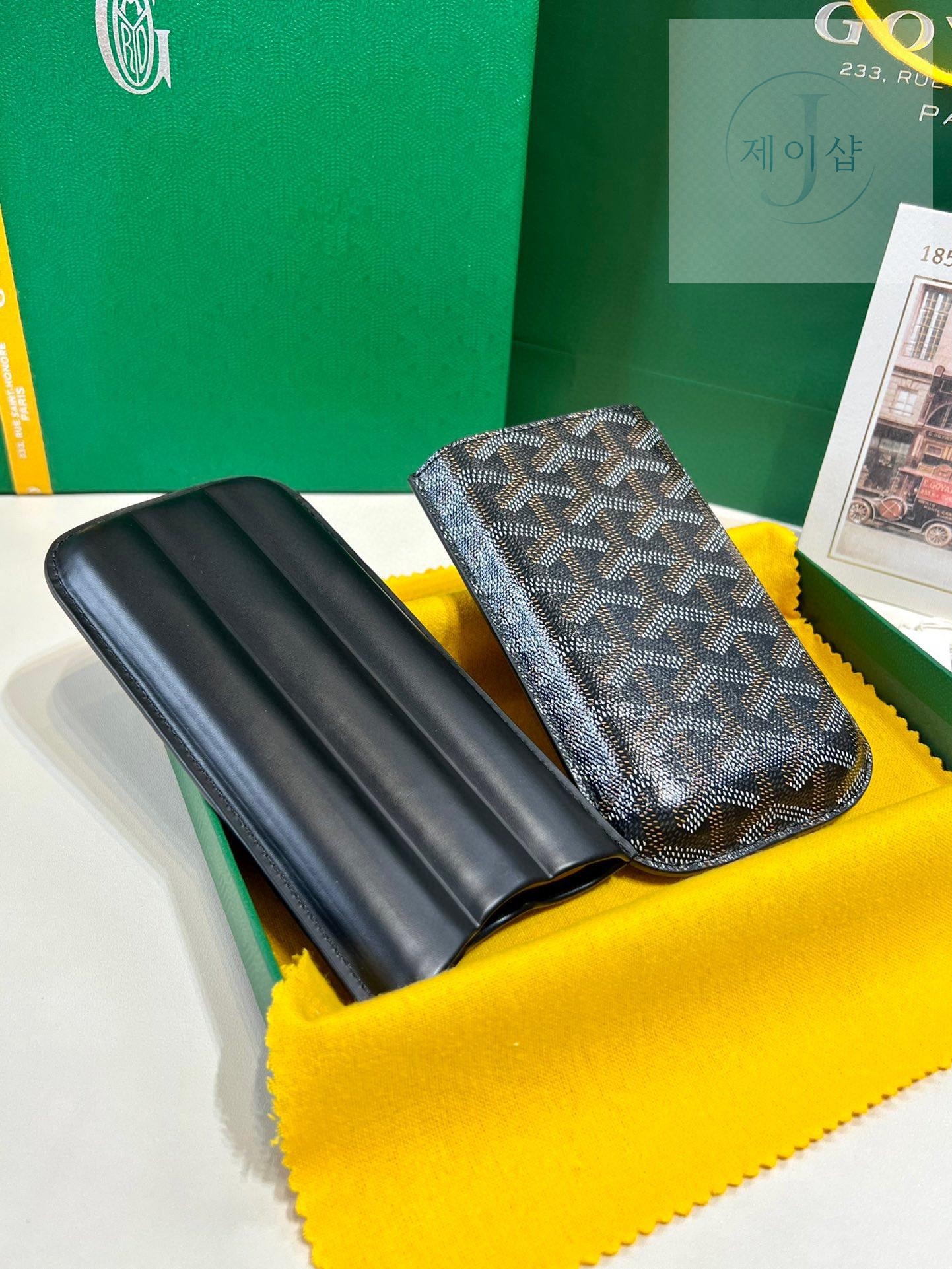 Goyard Churchill 3 Cigar Case - 상세 이미지