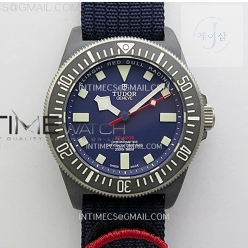 Tudor M+공장 튜더 펠라고스 블루다이얼 블랙베젤 나일론스트랩 Pelagos M25707KN_24-0001 Carbon M+F 1_1 V4 Best Edition Blue dial Black Bezel on Nylon Strap Miyota 8N-24 - 제이샵