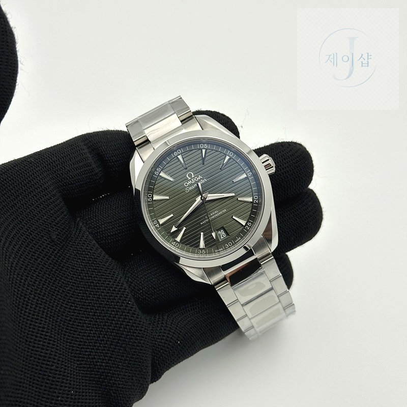 VS공장 오메가 씨마스터 아쿠아테라 150m 스틸 올리브그린다이얼 브레이슬릿 41mm