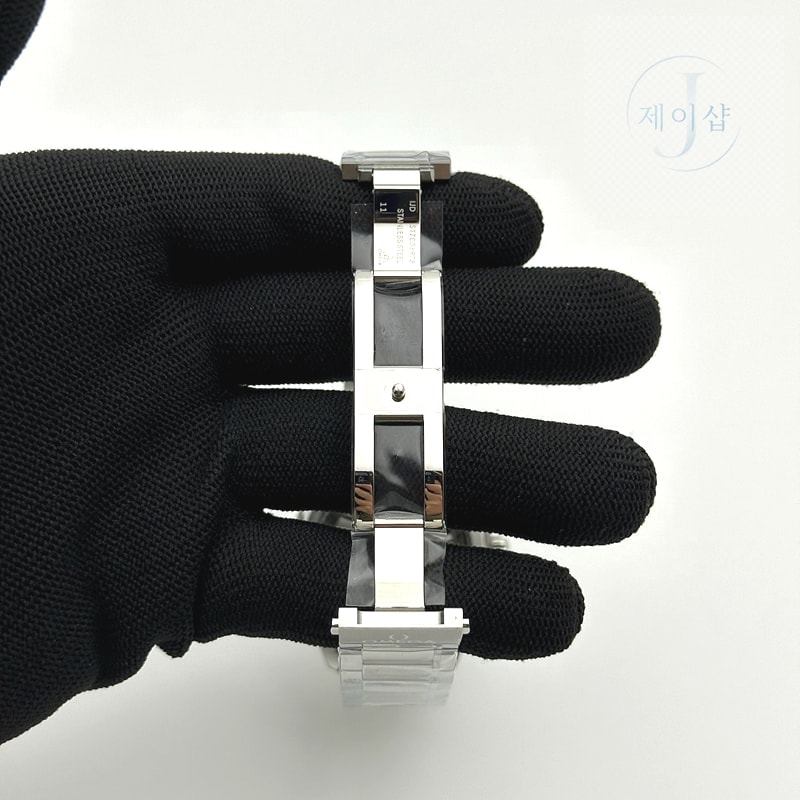 VS공장 오메가 씨마스터 아쿠아테라 150m 블랙다이얼 그린핸즈 브레이슬릿 41mm Aqua Terra 150M Master Chronometers Black Dial Green Hand on SS Bracelet A8900 Super Clone