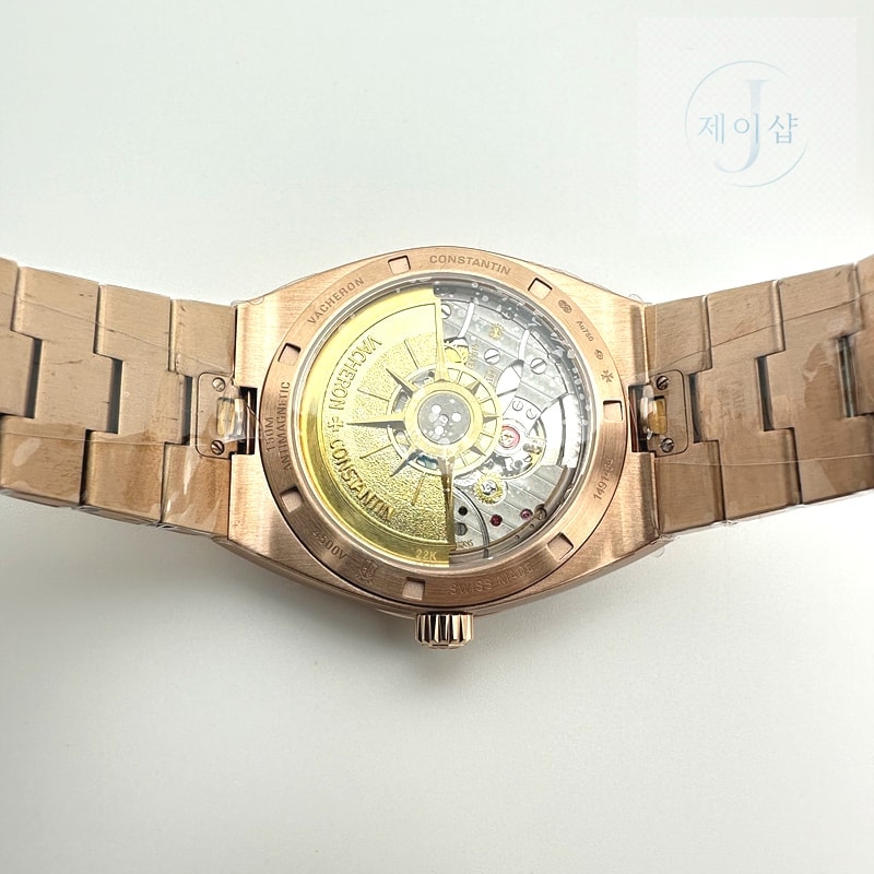 8F공장 바쉐론콘스탄틴 오버시즈 4500V 로즈골드금통 그린다이얼 브레이슬릿 Overseas 4500V RG 8F 1:1 Best Edition Green Dial on RG Bracelet A5100