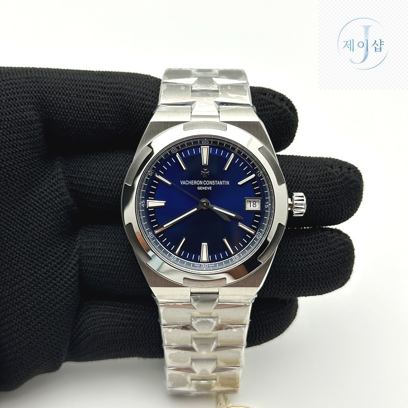 ZF공장 바쉐론콘스탄틴 오버시즈 4500V 스틸 블루다이얼 브레이슬릿 Overseas 4500V SS ZF 1:1 Best Edition Blue Dial on SS Bracelet A5100