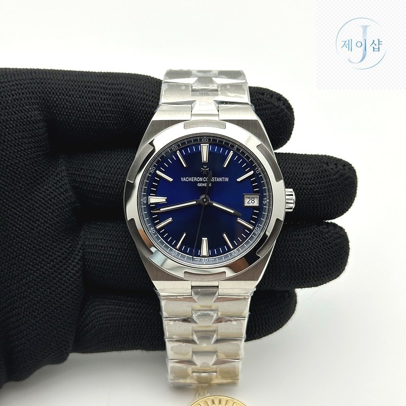 ZF공장 바쉐론콘스탄틴 오버시즈 4500V 스틸 블루다이얼 브레이슬릿 Overseas 4500V SS ZF 1:1 Best Edition Blue Dial on SS Bracelet A5100