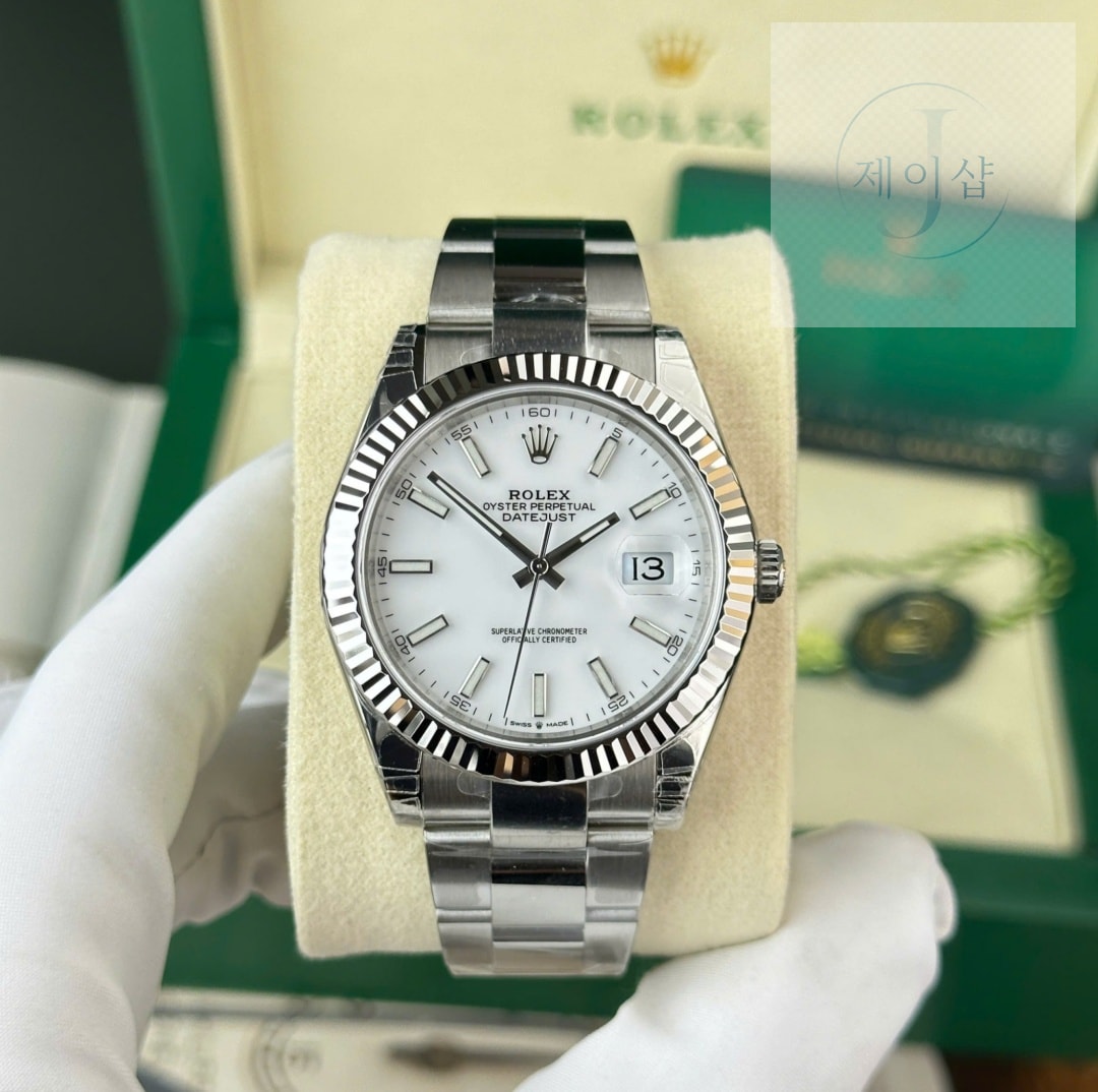 Rolex Datejust 126334-0009 White 41mm - 상세 이미지