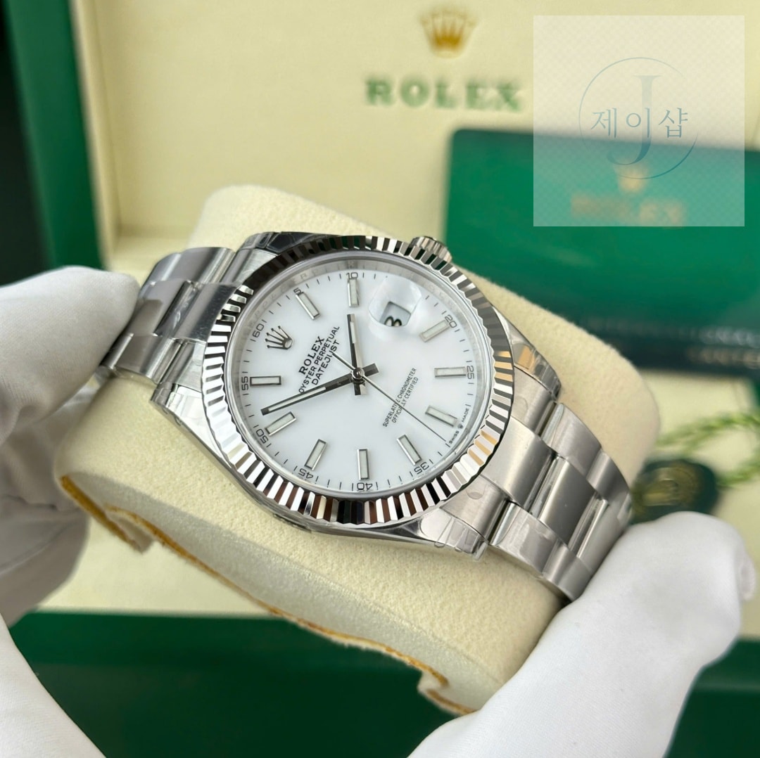 Rolex Datejust 126334-0009 White 41mm - 상세 이미지