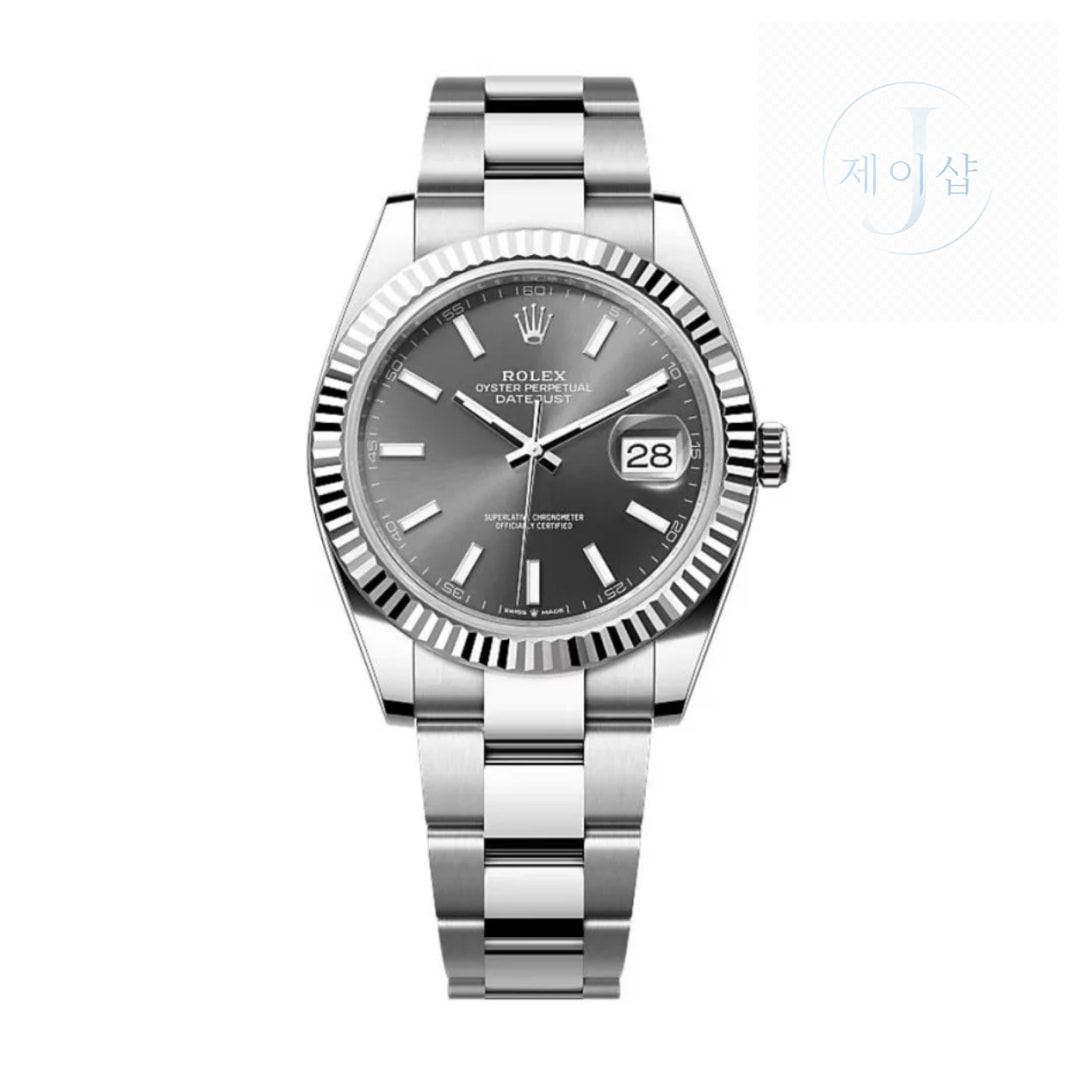 Rolex Datejust 126334-0013 Grey Luminous Dial 41mm